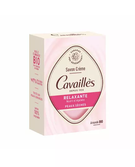 Roge Cavailles Pro-Regenerating Almond Nourishes & Repairs Soap Bar, 100 g