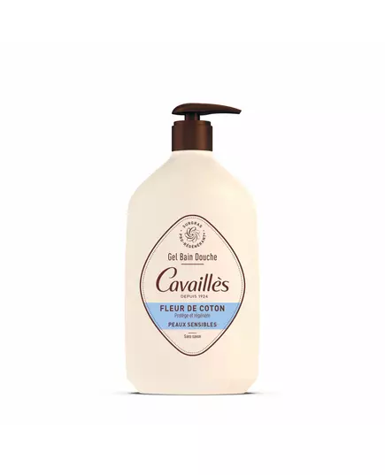 Roge Cavailles Roge Cavailles Cotton Flower Regenerating Shower Gel For Sensitive Skin, 1000 ml, image 2