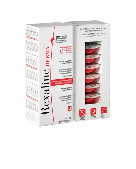Rexaline DERMA night mask-in-cream, 6 × 3 ml, image 2