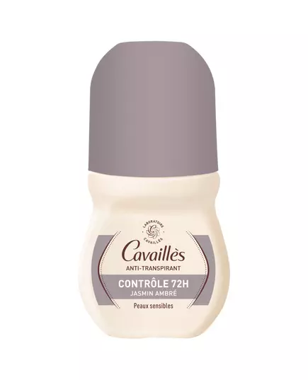 Roge Cavailles Controle 72h Protection Jasmin Ambre Deodorant-Roll-On Für Frauen, 50 ml