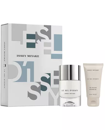Set Issey Miyake: Le Sel D'Issey Eau De Toilette For Men 50 ml + Le Sel D'Issey Shower Gel For All Skin Types, 2 pièces