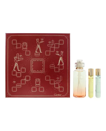 Set Cartier: Rivieres de Cartier Insouciance Eau De Toilette Unisex 100 ml + Rivieres de Cartier Luxuriance Eau De Toilette Unisex 10 ml + Allegresse Eau De Toilette Unisex, 100 ml