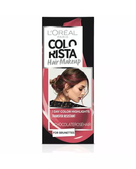 L'Oreal Paris Colorista Hair Makeup Teinture capillaire semi-permanente #CHOCOLATEROSEHAIR, 30 ml, image 4
