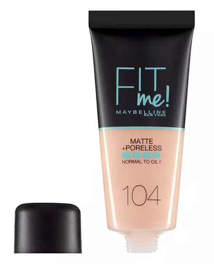 Maybelline Fit Me Matte + Poreless Flüssige Grundierung 104 Weiches Elfenbein, 30 ml, Bild 2