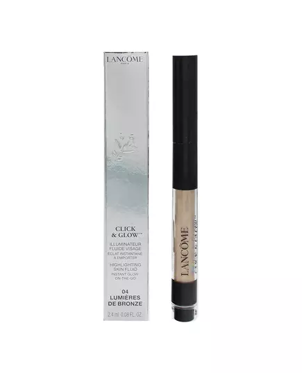 Lancome Click & Glow Highlighting Liquid Highlighter #04 Lumières de Bronze For Face, 2.4 ml