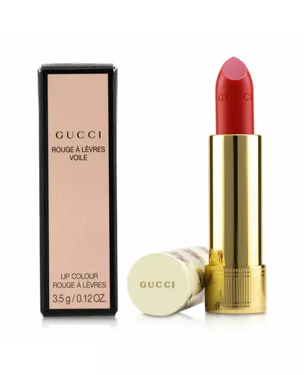 Gucci Rouge A Levres Voile Langlebig Creme-Lippenstift 302 Agatha Orange, 3,5 g, Bild 3