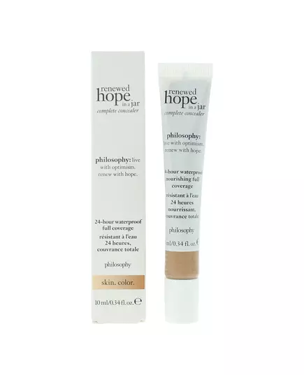 Philosophy Renewed Hope In A Jar Wasserdicht Vollständige Abdeckung Flüssig-Concealer 6 5 Bräune, 10 ml