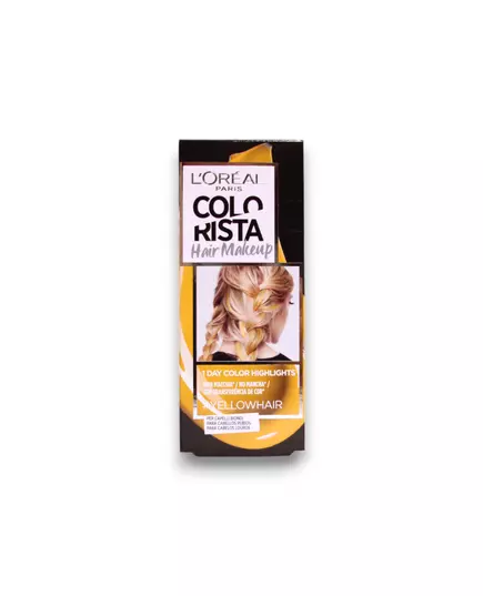 L'Oreal Paris Colorista Hair Makeup Teinture capillaire semi-permanente #YELLOWHAIR, 30 ml