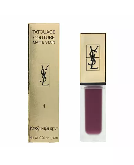 Yves Saint Laurent Tatouage Couture Matt Flüssiger Lippenstift N4 Lila Identität, 6 ml, Bild 4