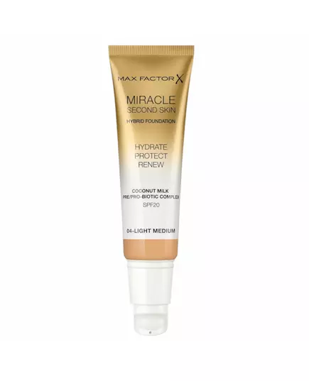 Max Factor Miracle Touch Strahlend Kompakt-Foundation 04 Hellmittel SPF20, 30 ml