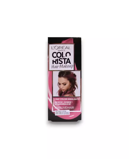 L'Oreal Paris Colorista Hair Makeup Semi-Permanent Hair Dye #MAUVEHAIR, 30 ml