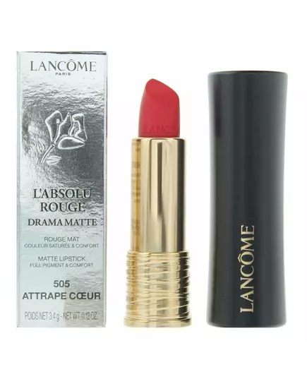 Lancome L'Absolu Rouge Drama Matte Rouge à lèvres crème 505 Attrape Coeur, 3,4 g, image 2