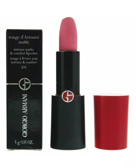 Giorgio Armani Rouge d'Armani Matte Cream Lipstick 504 Russian Rose, 4 g, image 2