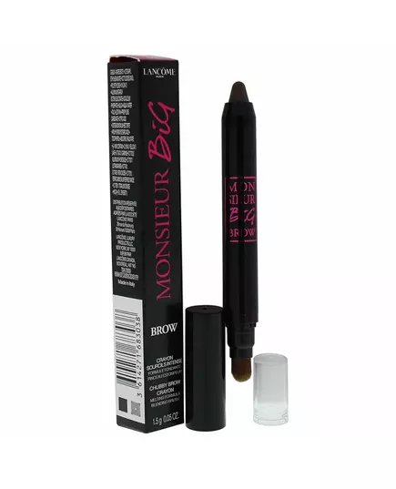 Lancome Monsieur Big Brow Blending Eyebrow Cream Pencil & Brush 2-In-1 03 Brown, 1.5 g