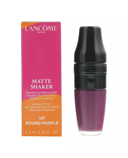 Lancome Matte Shaker Rouge à lèvres liquide Rouge à lèvres liquide 187 Violet rond, 6,2 ml
