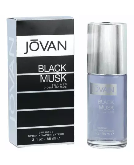 Jovan Black Musk Eau de Cologne Für Männer, 88 ml