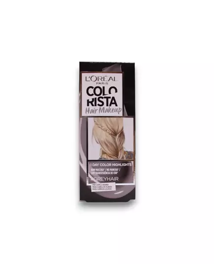 L'Oreal Paris Colorista Hair Makeup Semi-Permanent Hair Dye #GREYHAIR, 30 ml
