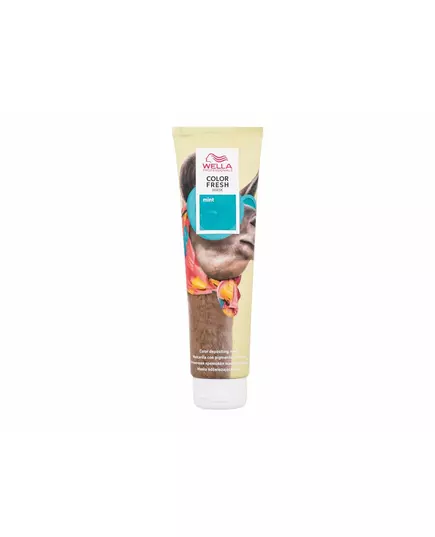 Wella Professionals Color Fresh Masks Sans silicone Masque crème colorant pour cheveux Mint, 150 ml