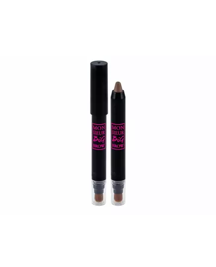 Lancome Monsieur Big Brow Blending Eyebrow Cream Pencil & Brush 2-In-1 02 Chestnut, 1.5 g