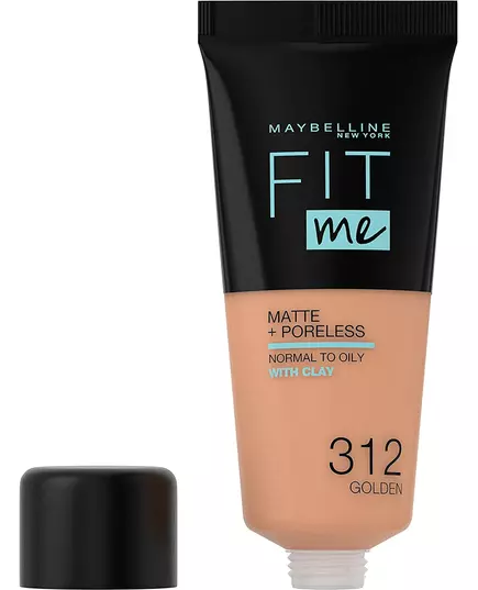 Maybelline FIT ME MATTE+PORELESS foundation #312-golden, 30 ml, image 2