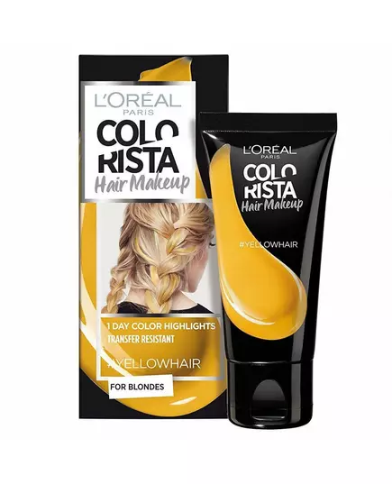 L'Oreal Paris Colorista Hair Makeup Teinture capillaire semi-permanente #YELLOWHAIR, 30 ml, image 3