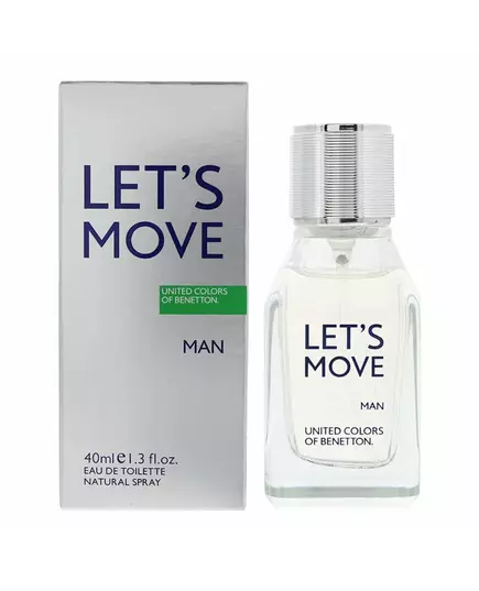 Benetton Let's Move Eau De Toilette For Men, 40 ml, image 2