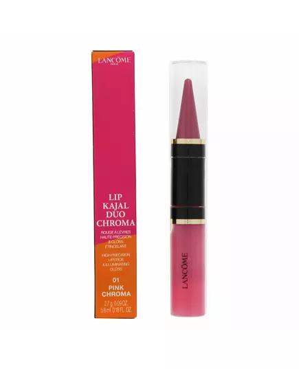 Duo Set Lancome Lip Kajal Duo Chroma Creme-Lippenstift & Lipgloss 01 Rosa Chroma, 2,7 g, Bild 2