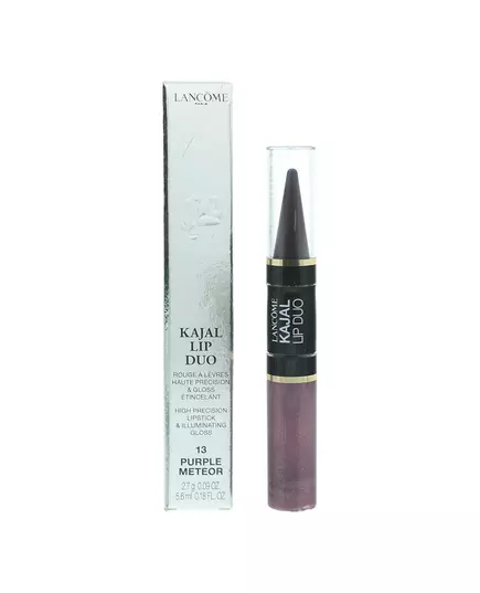 Lancome Kajal Lip Duo Duo Rouge à lèvres liquide 13 Météore violet, 2,7 g