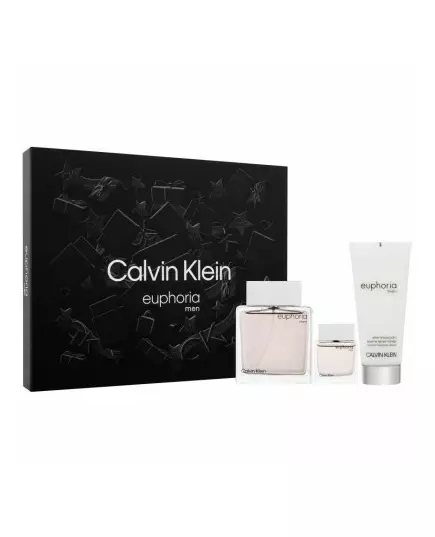 Euphoria Men Eau de Toilette 100 ml + Eau de Toilette 15 ml + Baume après-rasage, 100 ml