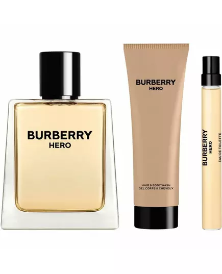 Set Burberry: Hero Eau De Toilette For Men 100 ml + Hero Eau De Toilette For Men 10 ml + Hero Shower Gel For All Skin Types, 100 ml, Bild 3