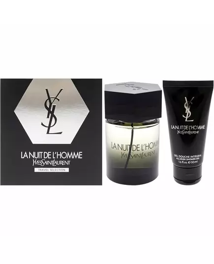 Set Yves Saint Laurent: La Nuit De L'Homme Eau De Toilette für Herren 100 ml + La Nuit De L'Homme Duschgel, 100 ml