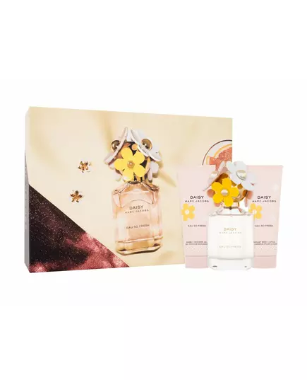 Set Marc Jacobs: Daisy Eau So Fresh Eau De Toilette For Women 75 ml + Daisy Eau So Fresh Hydrating Body Lotion 75 ml + Daisy Eau So Fresh Hydrating Shower Gel All Skin Types, 75 ml