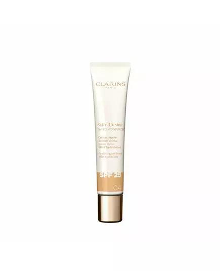 Clarins SKIN ILLUSION TINTED MOISTURIZER anti-aging tinted glow treatment SPF 25 #04, 40 ml