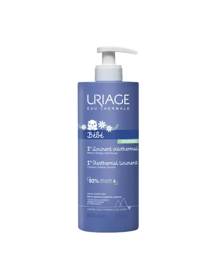 Uriage Bebe Feuchtigkeitsspendende und sanfte Reinigung Reinigungscreme, 500 ml