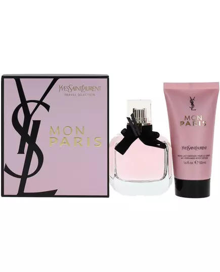 Coffret Yves Saint Laurent : Mon Paris Eau de Parfum pour femme 50 ml + Mon Paris Lait hydratant corps de jour, 50 ml