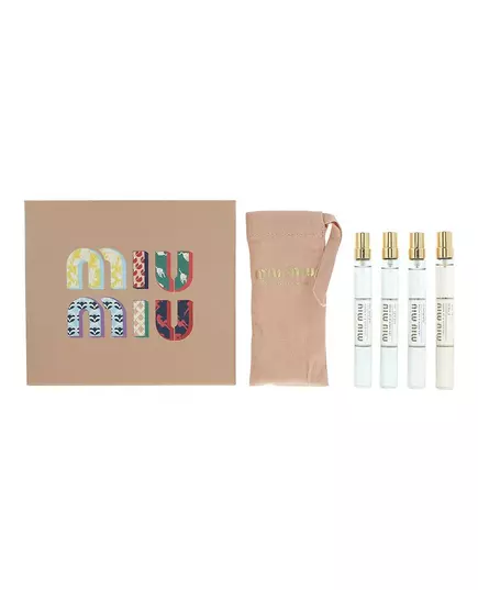 Set Miu Miu: Eaux a La Mode - Eyes On Me Eau De Parfum For Women 10 ml + Eaux a La Mode - Daring Darling Eau De Parfum For Women 10 ml + Eaux a La Mode - Head In The Clouds Eau De Parfum For Women, 2 × 10 ml