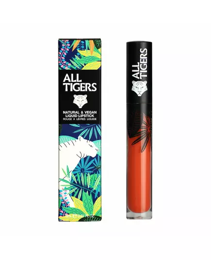 All Tigers Natural & Vegan Natürlich Matt Lipgloss 785 Hör mich brüllen, 8 ml, Bild 3