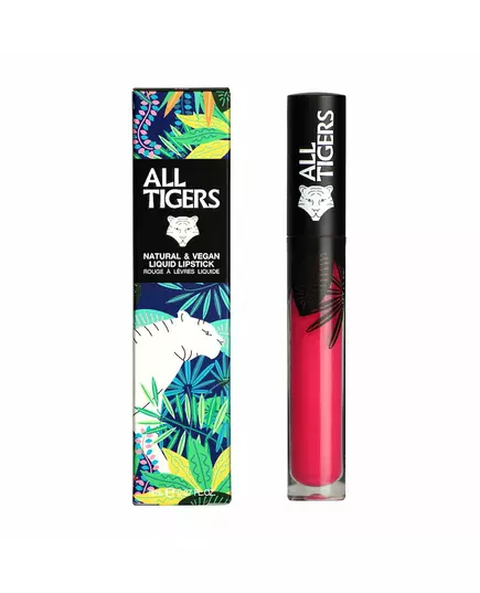 All Tigers Natural & Vegan Natürlich Matt Lipgloss 786 Beherrsche die Bühne, 8 ml, Bild 2