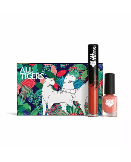 Set All Tigers: Natural & Vegan Liquid Lipstick 683 Make Your Mark 8 ml + Natural & Vegan Vegan Nail Polish 196 Take Your Chance, 8 ml, Bild 2