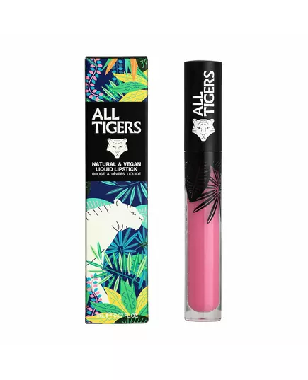 All Tigers Natural & Vegan Natürlich Matt Lipgloss 792 Entfliehe dem Alltäglichen, 8 ml, Bild 2