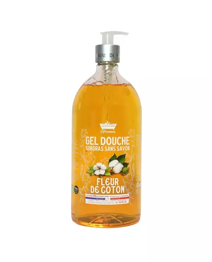 Les Petites Bains de Provence Fleur de Coton Gel douche Pour peaux sensibles, 1000 ml
