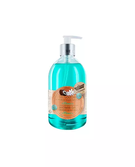Les Petites Bains de Provence Monoi Duschgel Für Körper Gesicht & Haar Für empfindliche Haut, 500 ml, Bild 2
