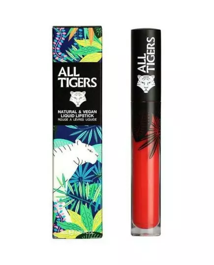 All Tigers Natural & Vegan Naturel Mat Gloss à lèvres 784 Menez le jeu, 8 ml, image 2