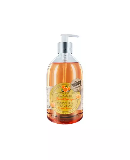 Les Petites Bains de Provence Marseille Orangenblüte Flüssigseife Für Hände & Körper, 500 ml