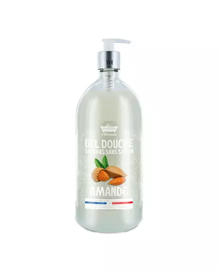 Les Petites Bains de Provence Almond Shower Gel For Sensitive Skin, 1000 ml
