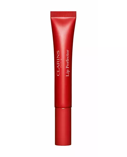 Clarins Lip-Perfector Lippen- und Wangenbalsam 2-in-1 23 Granatapfel Glanz, 12 ml