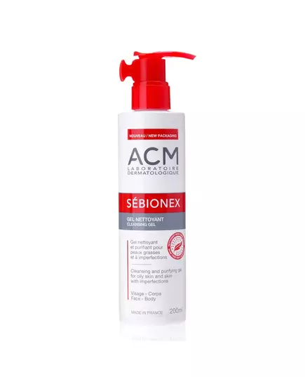Laboratoire ACM Sebionex Purification Gel nettoyant Pour le visage, 200 ml