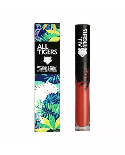 All Tigers Natural & Vegan Naturel Mat Gloss à lèvres 683 Faites votre marque, 8 ml, image 2