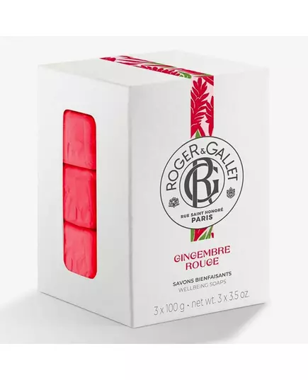 Set Trio Roger & Gallet Gingembre Rouge Seifenstück 3 stk, 3 Stück
