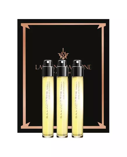 Ensemble Laurent Mazzone Black Oud Extreme Amber Extrait de parfum Unisexe, 3 × 15 ml